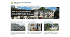 Desktop Screenshot of brownstonemanor.com