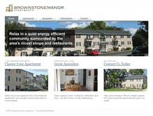 Tablet Screenshot of brownstonemanor.com